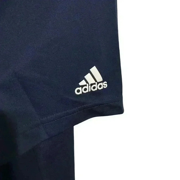 Men Adidas Navy Blue Golf Polo with Embroidered Mickey Mouse - Size Large - Picture 8 of 10